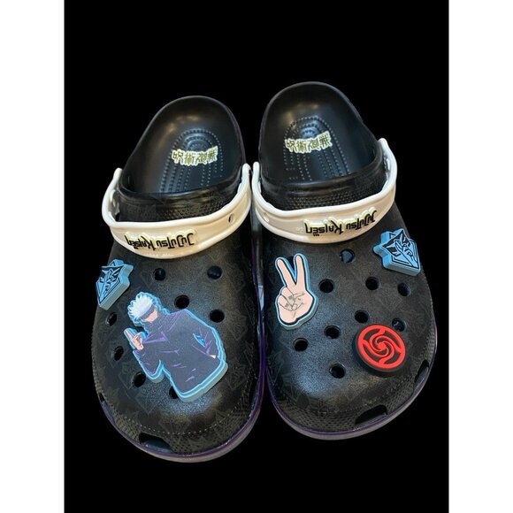 Crocs Jujutsu Kaisen Classic Clog Mens 8 Womens 10 Black Slip On Sandal main image 8